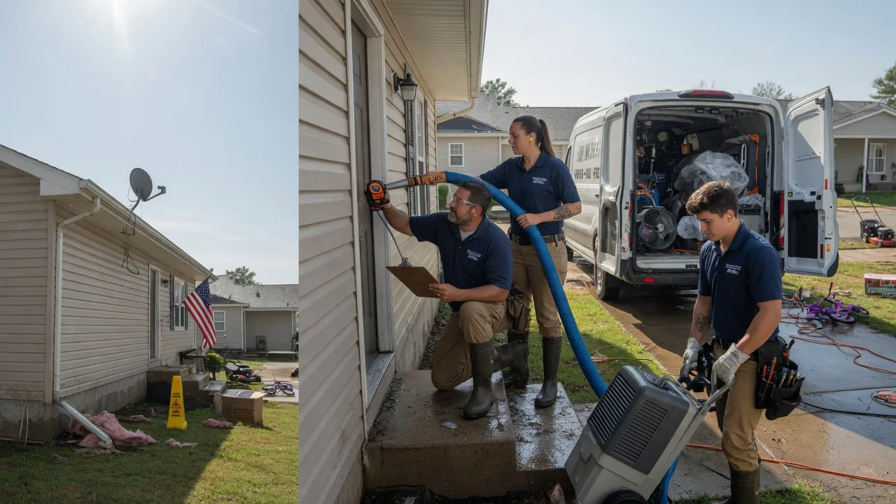 Ceiling Water Damage Restoration in Quenemo, KS near me